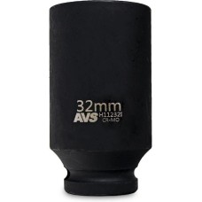 Головка торцевая AVS TOOLS Головка торцевая ударная глубокая 6-гранная 1/2''DR (32 мм) AVS H11232I
