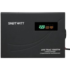 SMARTWATT Стабилизатор напряжения AVR Triac 1000TW черный [4512020380001]
