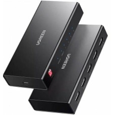 UGREEN Сплиттер CM570 (90514) 4K @ 60Hz HDMI 2.0 1*4 Splitter. Цвет: черный