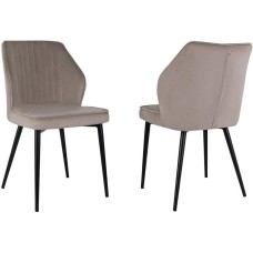 БЮРОКРАТ Комплект стульев CH-K5_2, 2шт, на ножках, ткань, Темно-бежевый [ch-k5_1/hl61_2]