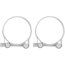 СИБРТЕХ Хомуты металлические, силовые 56-59 мм, ширина 22 мм, шарнирный, W1, 2 шт 47543