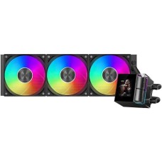 PCCOOLER Система водяного охлаждения DS360 Display, LCD, 4-pin, ARGB, 120мм, черный, retail [ds360-bkawxy-gl]
