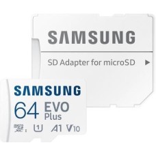Samsung microSDXC 64Gb EVO Plus + адаптер MB-MC64 64Gb microSD