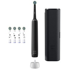 ORAL-B Электрическая зубная щетка Pro 3 80870248, насадки для щётки: 5 шт, цвет: черный