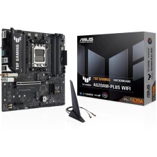 Материнская плата ASUS Материнская плата TUF GAMING A620AM-PLUS WIFI AM5 mATX 4xDDR4 PCIEx16 2xPCIEx1 2xM.2 2xDP HDMI 2.5GLAN WIFI 6