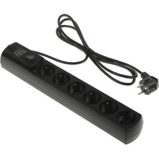 MOST Сетевой фильтр HPw 2м (6 розеток) черный (коробка)
