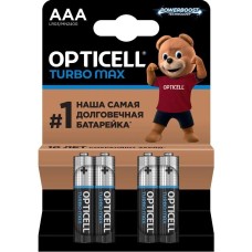 OPTICELL Батарея Turbo MAX LR03 AAA (4шт) блистер