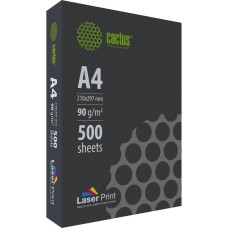 CACTUS Бумага CS-LPA490500 A4 марка A/90г/м2/500л./белый CIE170% для лазерной печати