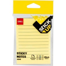 DELI Блок самоклеящийся бумажный Stick UP EA046 76x101мм 100лист. пастель ассорти 4цв.в упак. в линейку (упак.:4шт)