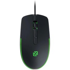 OKLICK Мышь Оклик 100M черный оптическая 1600dpi USB для ноутбука 4but (1909417)