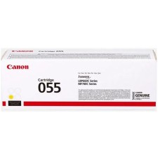 Картридж лазерный CANON Картридж лазерный 055Y 3013C002 желтый бар.в компл. (2100стр.) для LBP663Cdw/LBP664Cx/MF746Cx/MF742Cdw/MF744Cdw