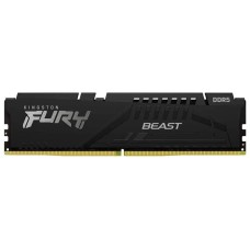 KINGSTON Память DDR5 16GB 6400MHz KF564C32BBE-16 Fury Beast Black Expo RTL Gaming PC5-51200 CL32 DIMM 288-pin 1.4В single rank с радиатором Ret