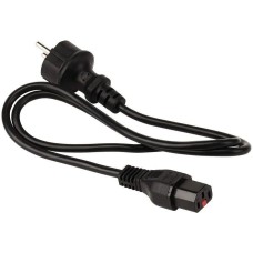 LANMASTER Шнур питания LAN-PP13L/SH-1.5-BK C13-Schuko проводник.:3x0.75мм2 1.5м 220В 10А черный