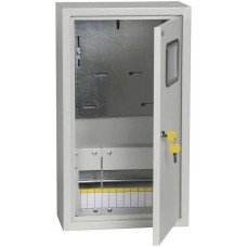 IEK Щит распределительный MKM35-N-12-31-ZO TITAN ЩУРн-3/12зо-1 36 УХЛ3 навесной 310мм 165мм 540мм 12мод. металл IP31 серый с возможностью установки счетчика (упак.:1шт)