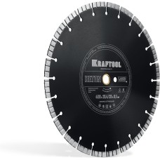 KRAFTOOL BETON 400 мм (25.4/20 мм, 12х3.6 мм), алмазный диск (36686-400)