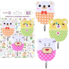 MULTIDOM Набор из 3-х крючков 