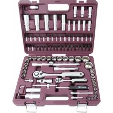 THORVIK Набор инструмента с 12-гранными головками, 94 предмета, TS094/12 (54010) в кейсе