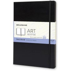 MOLESKINE Блокнот для рисования ART SKETCHBOOK ARTBF832 A4 210x297мм 96стр. твердая обложка черный