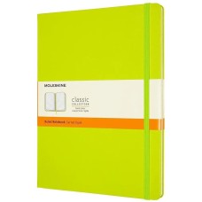 MOLESKINE Блокнот CLASSIC QP090C2 XLarge 190х250мм 192стр. линейка твердая обложка лайм