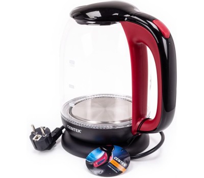 Чайник электрический CENTEK CT-0034 Black стекло