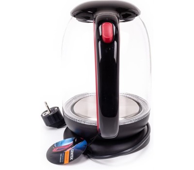 Чайник электрический CENTEK CT-0034 Black стекло