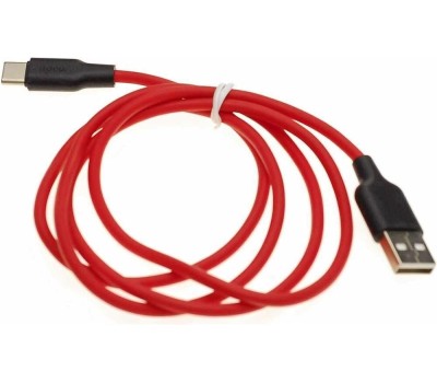 Кабель HOCO (6957531071419) X21 USB (m) - Type-C (m) 1.0m - красный/черный