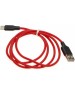 Кабель HOCO (6957531071419) X21 USB (m) - Type-C (m) 1.0m - красный/черный