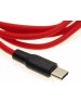 Кабель HOCO (6957531071419) X21 USB (m) - Type-C (m) 1.0m - красный/черный