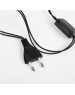 Гирлянда NEON-NIGHT (303-083) ГИРЛЯНДА СВЕЧИ 4М, ТЕМНО-ЗЕЛЕНЫЙ ПВХ, 20 LED ТЕПЛЫЙ БЕЛЫЙ