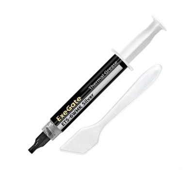 Термопаста EXEGATE ETS-6WMK Silver (5,6 Вт/(м/К), 2г, шприц с лопаткой) EX282346RUS
