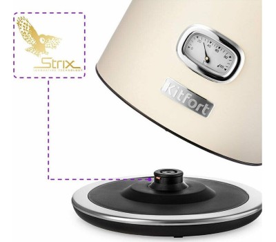 Чайник KITFORT КТ-6150-1 бежевый