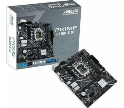Материнская плата ASUS PRIME H610M-K D4
