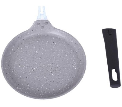 Сковорода KUKMARA сбмс200-1а а/пр литая блинная 20см съемн/руч Светлый мрамор