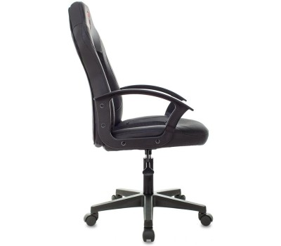 кресло ZOMBIE Кресло игровое 11LT, на колесиках, эко.кожа/ткань, черный [ 11lt black]