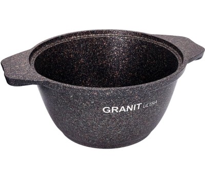 Кастрюля KUKMARA а/пр литая 1,0л стекл/кр Granit ultra original ТМ