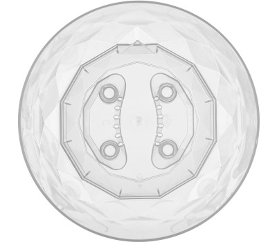 Горшок цветочный HOMVER Laurel для орхидей D175мм, 2,3л с поддоном (бесцветный) 221615101/00