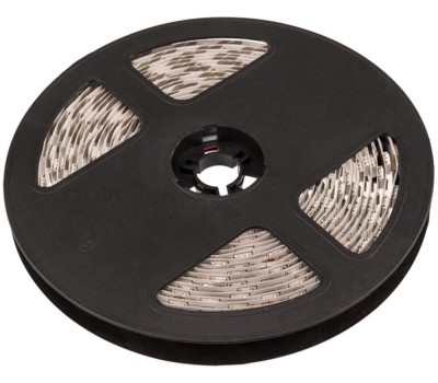 Лента светодиодная LAMPER LED лента 5м открытая, 10 мм, IP23, SMD 5050, 60 LED/m, 12 V, цвет свечения желтый