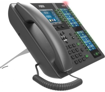 IP-телефон Fanvil X210 20 линии SIP, HD аудио,имеет цветной дисплей 4.3 дюймов 480x272, 3 ЖК дисплея, имеет 2 порта Gigabit LAN, питание PoE, 106 DSS/BLF ключи, WIFI, Bluetooth
