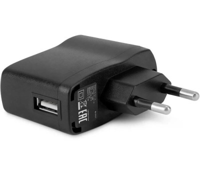 СЗУ BURO Сетевое зарядное устройство XCJ-021-1A, USB-A, 5Вт, 1A, черный