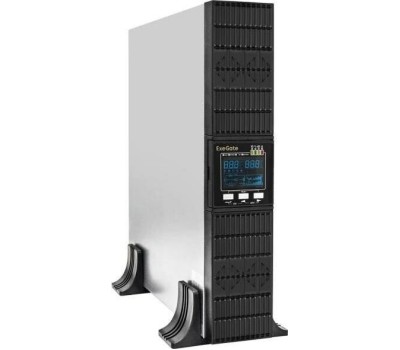 ИБП Exegate EP285646RUS ИБП On-line ExeGate PowerExpert ULS-1000.LCD.AVR.C13.USB.RS232.SNMP.2U <1000VA/1000W, On-Line, PF=1, LCD, 4*IEC-C13, RS232, USB, SNMP-slot, Rackmount 2U/Tower, Black>