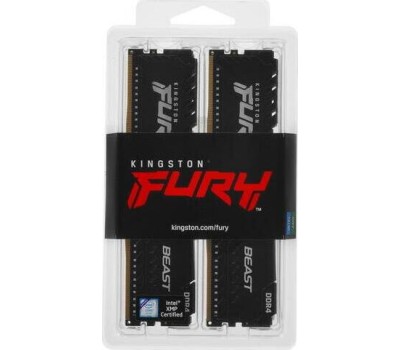 Оперативная память KINGSTON Оперативная память Fury Beast Black KF432C16BBK4/128 DDR4 - 4x 32ГБ 3200МГц, DIMM, Ret