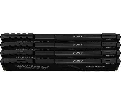 Оперативная память KINGSTON Оперативная память Fury Beast Black KF432C16BBK4/128 DDR4 - 4x 32ГБ 3200МГц, DIMM, Ret