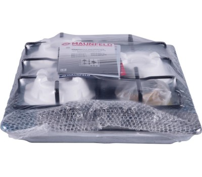 Варочная панель газовая MAUNFELD Газовая варочная панель EGHS.43.3STS-ES/G, 3 конфорки, нержавеющая сталь, серебристый