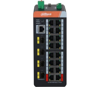 Коммутатор DAHUA Коммутатор DH-IS4420-16GT-240, управляемый