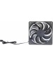 DIGMA Вентилятор DFAN140PWM-1BK 140мм, 4-pin, 1500об/мин, 11 - 28 дБ, черный, Ret