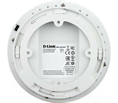 Точка доступа D-LINK Точка доступа DWL-6610AP/RU, AC1200, 2.4/5ГГц, 1xRJ45, белый [dwl-6610ap/ru/b1a]