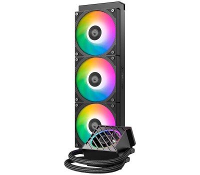 ID-COOLING Вентилятор для процессора DASHFLOW 360 XT PRO (жидк. охл., 3х120mm, Al, PWM 2150rpm, 32.5 dB, 350Wt, 4 pin) (DASHFLOW 360 XT PRO)