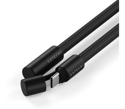 SATECHI Зарядный кабель - ремень через плечо OntheGo Crossbody Lanyard Cable 60W. Длина: 1.5м. Цвет: черный