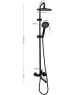 FABIA - Смеситель + стойка душевая 