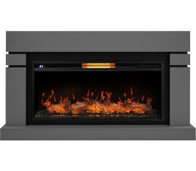 Камин электрический FIRELIGHT Портал Lindos 42/40/36, светло-серый, р/в